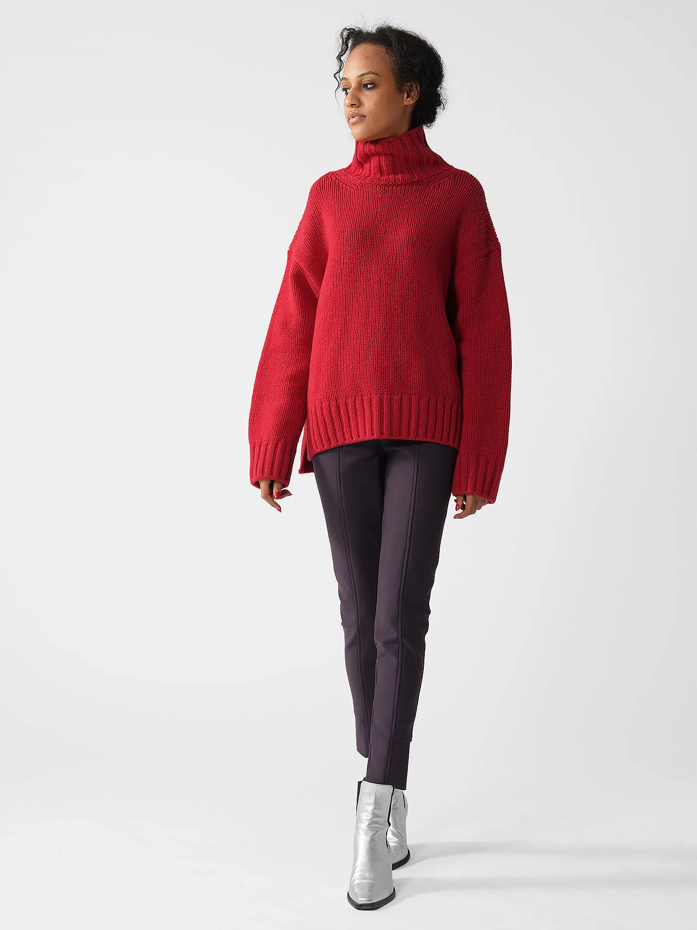 CLOSED | Rollkragenpullover | rot