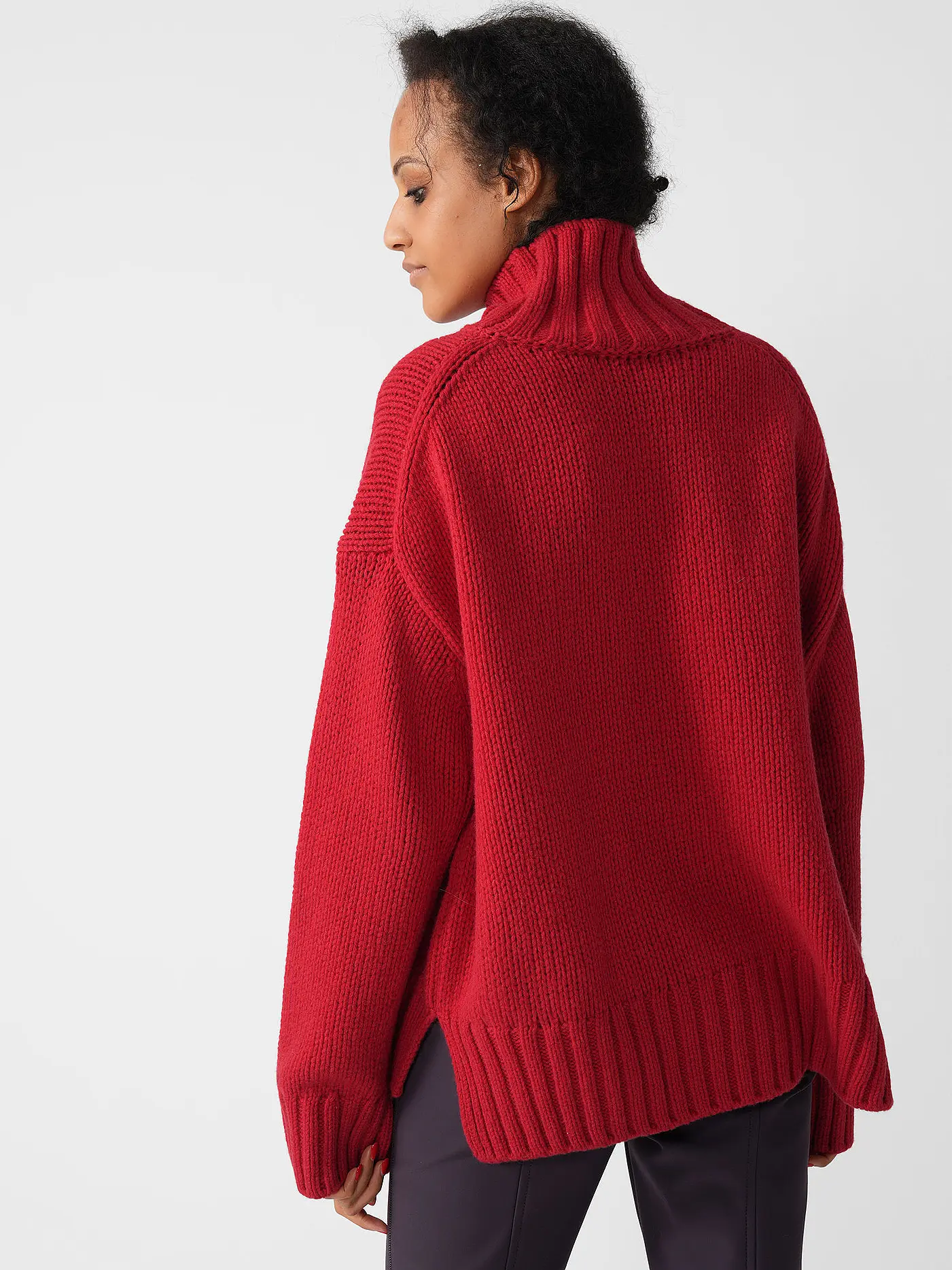 CLOSED | Rollkragenpullover | rot
