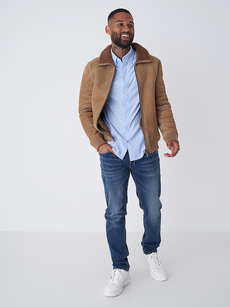 CLOSED | Shearling Bomber | braun