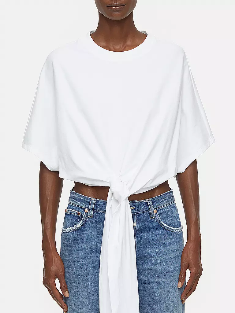 CLOSED | T-Shirt Cropped Fit  | weiss