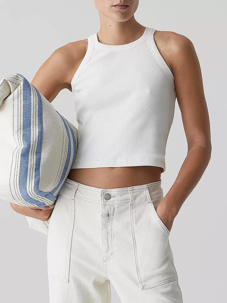 CLOSED | Top Cropped Fit | creme