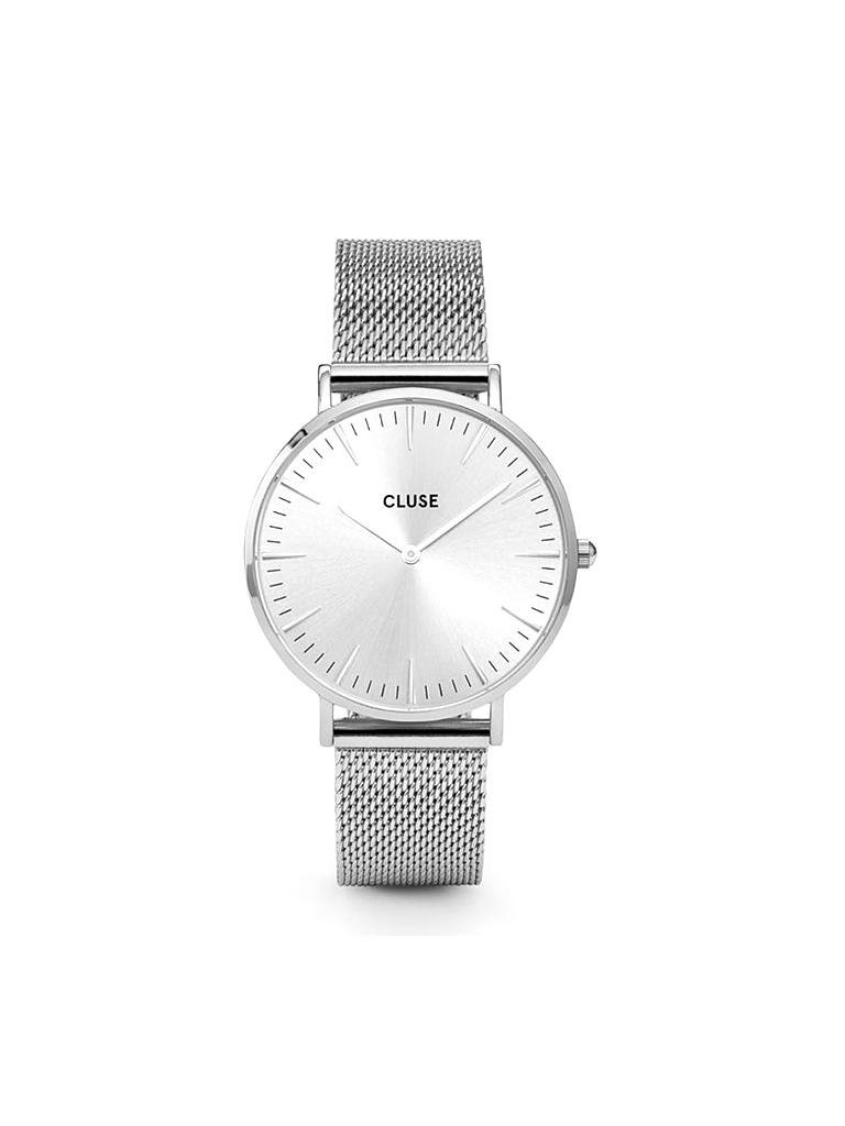 CLUSE | Armbanduhr "La Boheme" (Mesh Full Silver) | silber