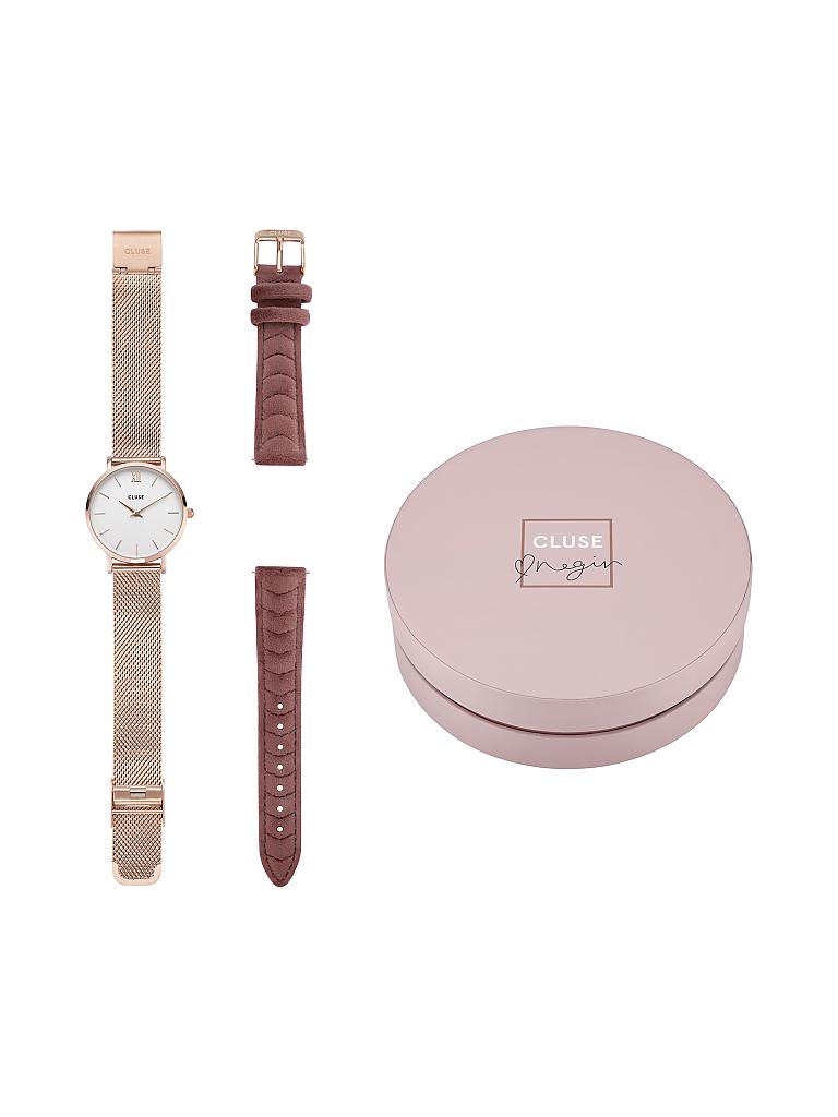 CLUSE | Geschenkbox - Armbanduhr "Negin Minuit"  | kupfer
