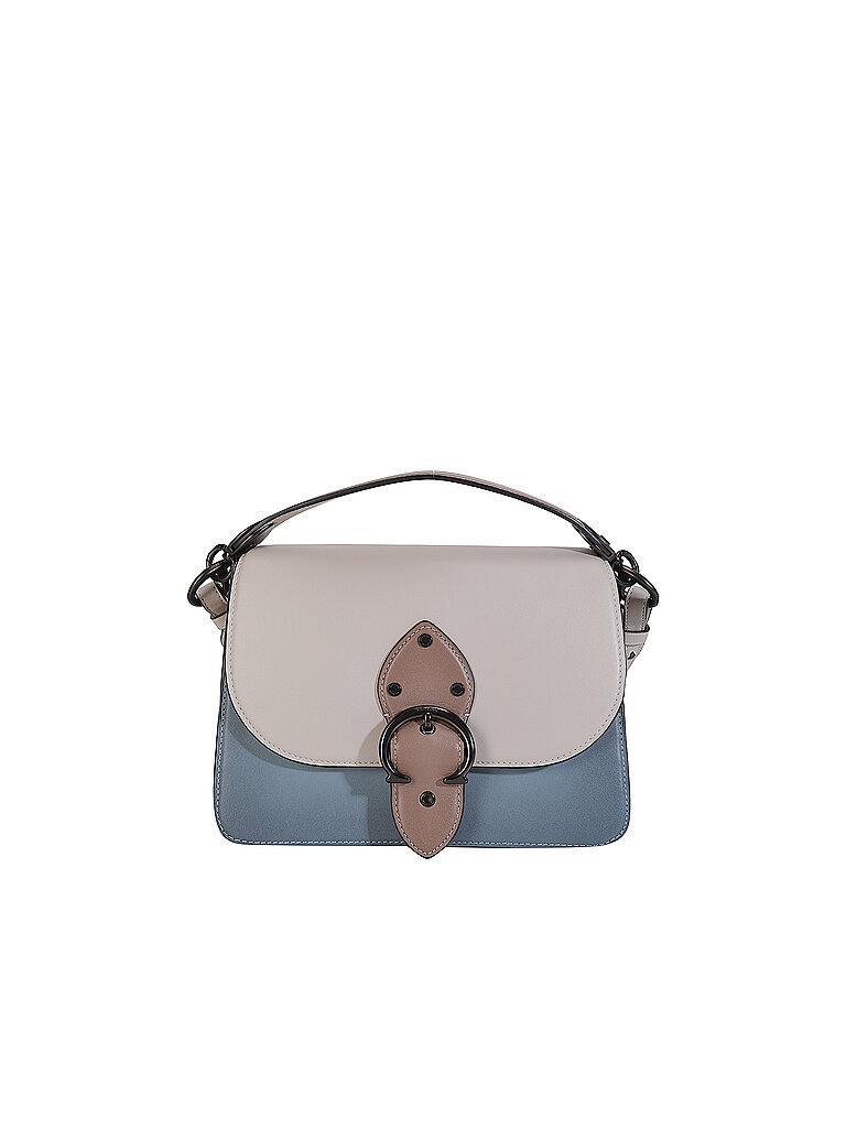 COACH Ledertasche - Henkeltasche Beat blau