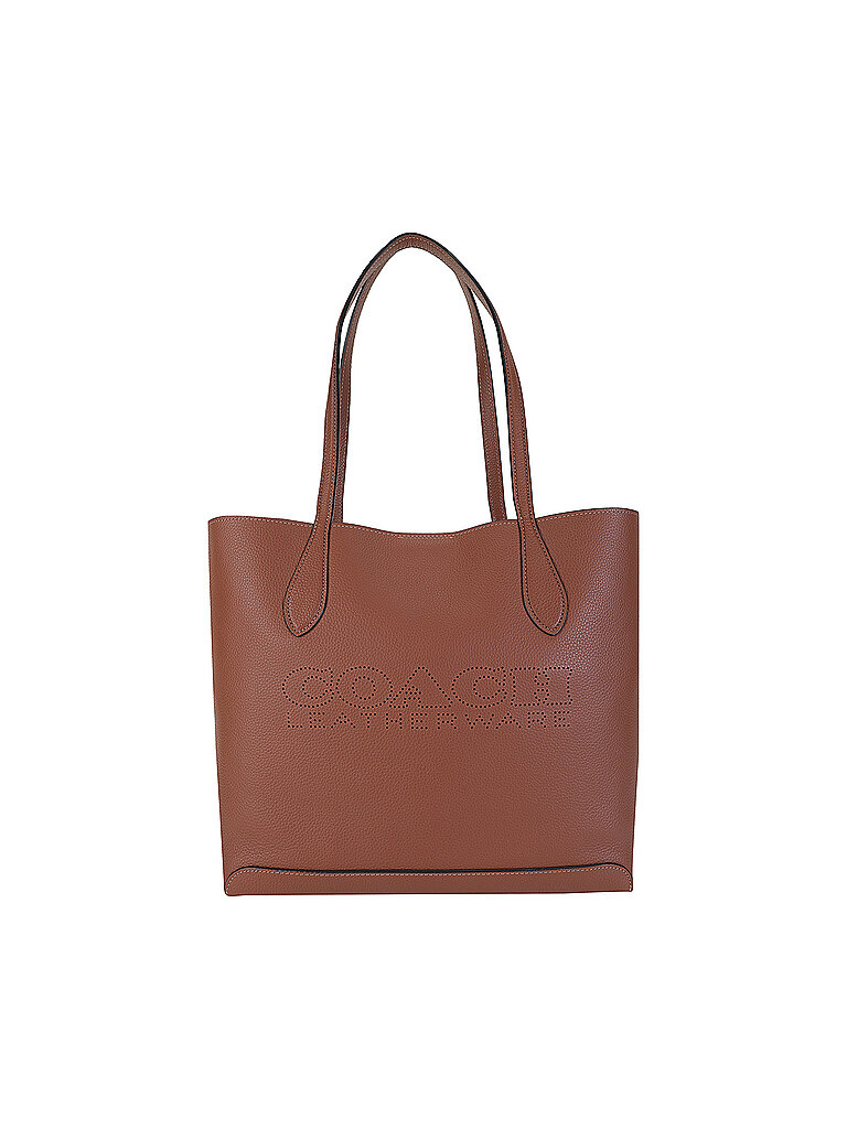 COACH Ledertasche - Shopper Kia braun