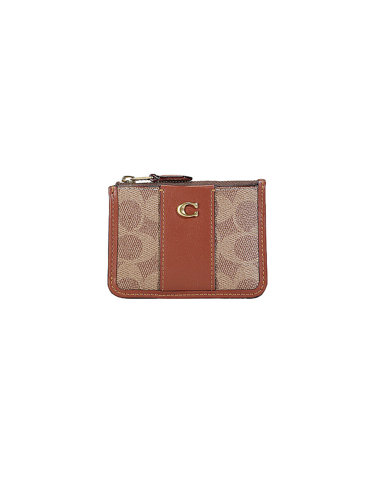 COACH Geldbörse SIGNATURE ESSENTIAL MINI  braun