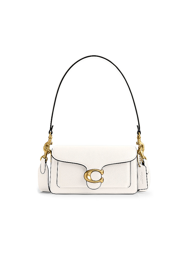 COACH Ledertasche - Umhängetasche TABBY  creme