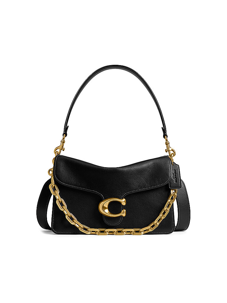 COACH Ledertasche - Schultertasche TABBY schwarz