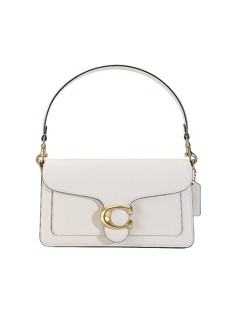 Hobo Bag - Polished Pebble Leather Tabby Shoulder Bag 26 Refr - in white - Hobo Bag für Damen