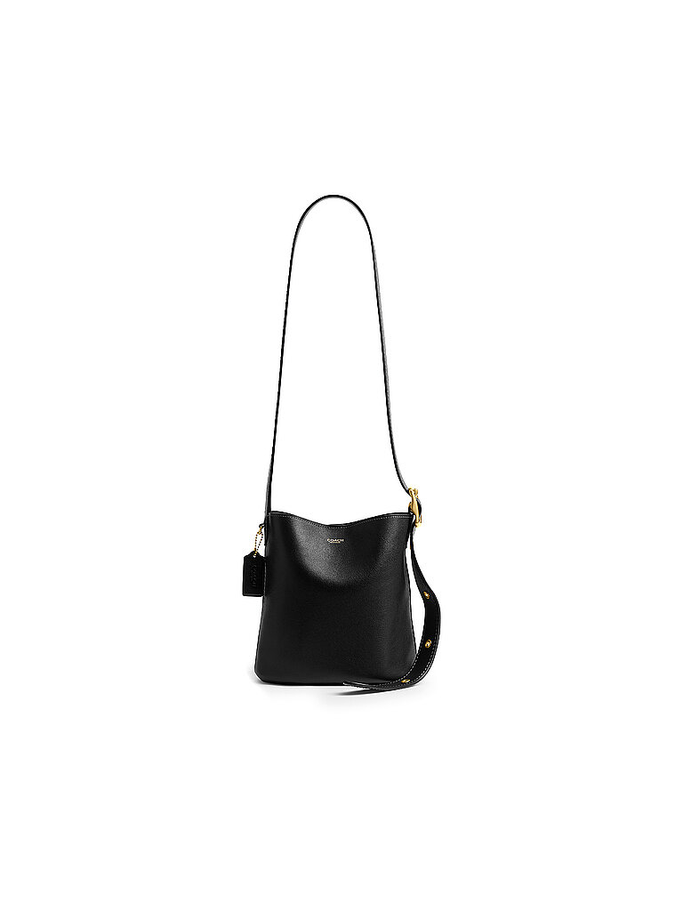 COACH Ledertasche - Bucket Bag BLEECKER 21 schwarz