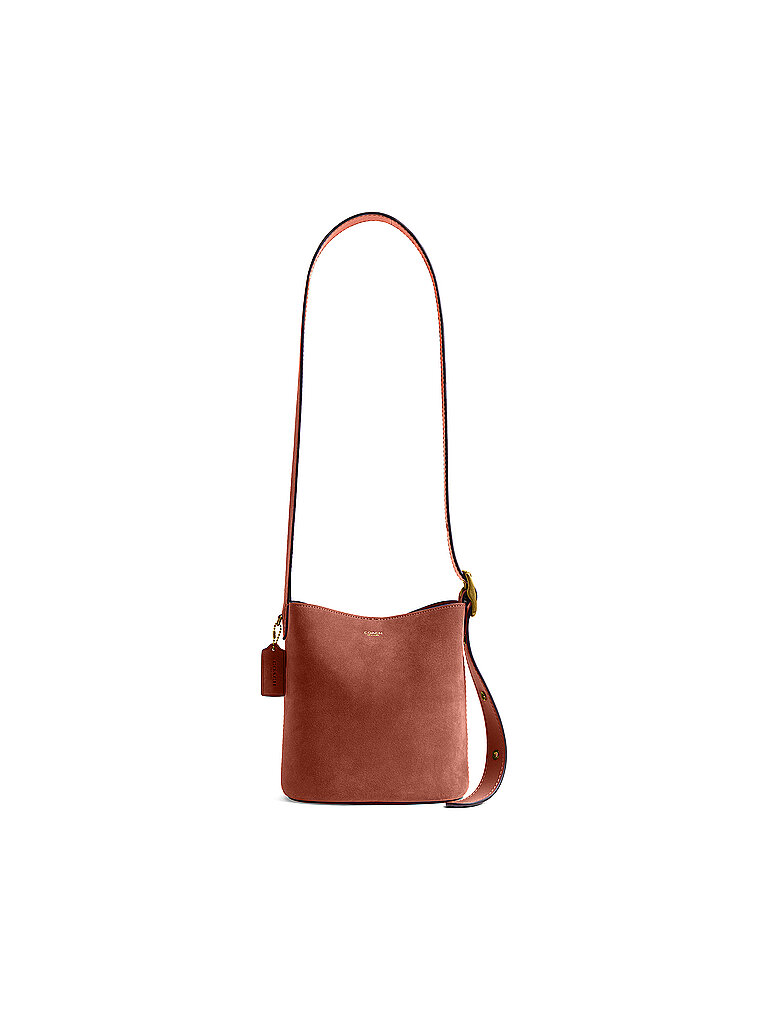 COACH Ledertasche - Bucket Bag BLEECKER 21 camel