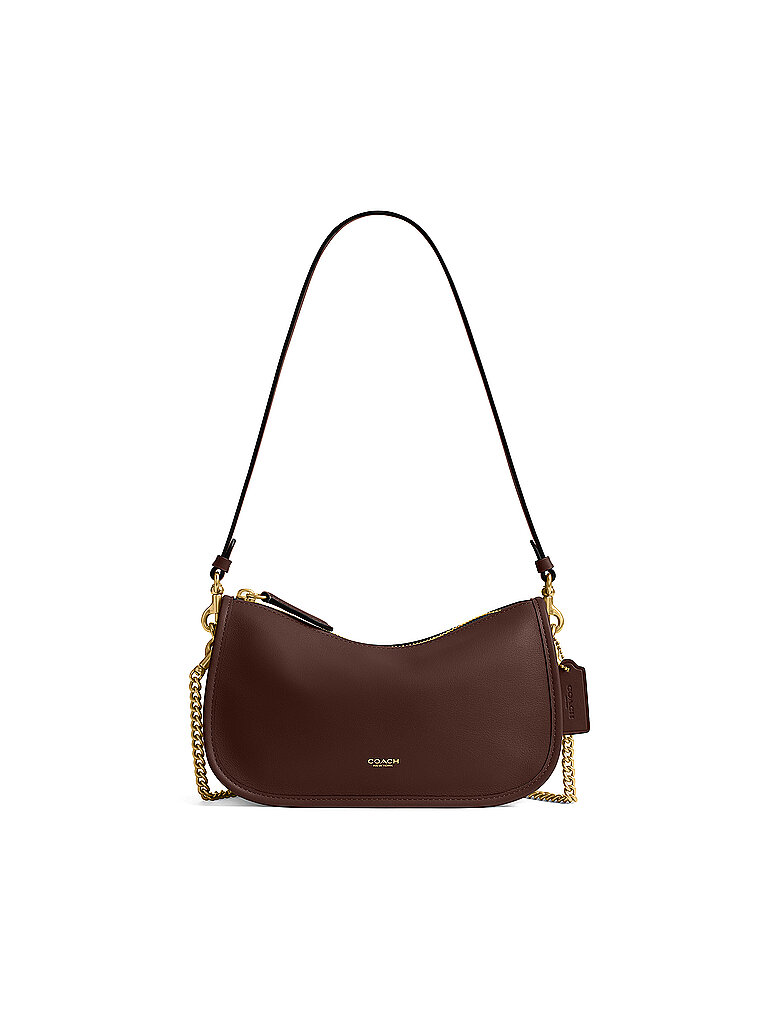 COACH Ledertasche - Mini Bag WAVERLY B4/Maple braun | ONE SIZE