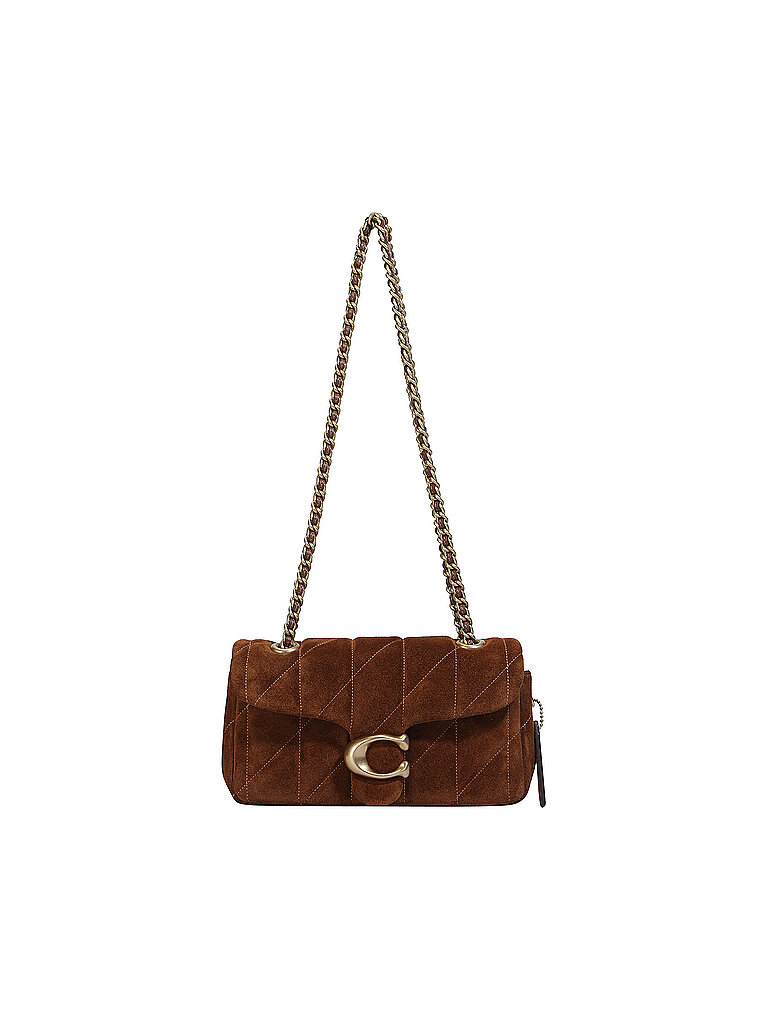 COACH Ledertasche - Mini Bag TABBY 20  braun