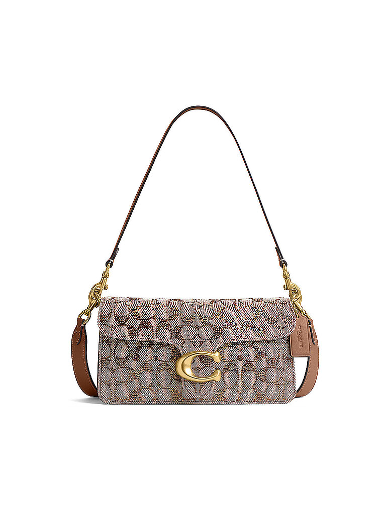 COACH Ledertasche - Umhängetasche SOFT TABBY 26 hellbraun