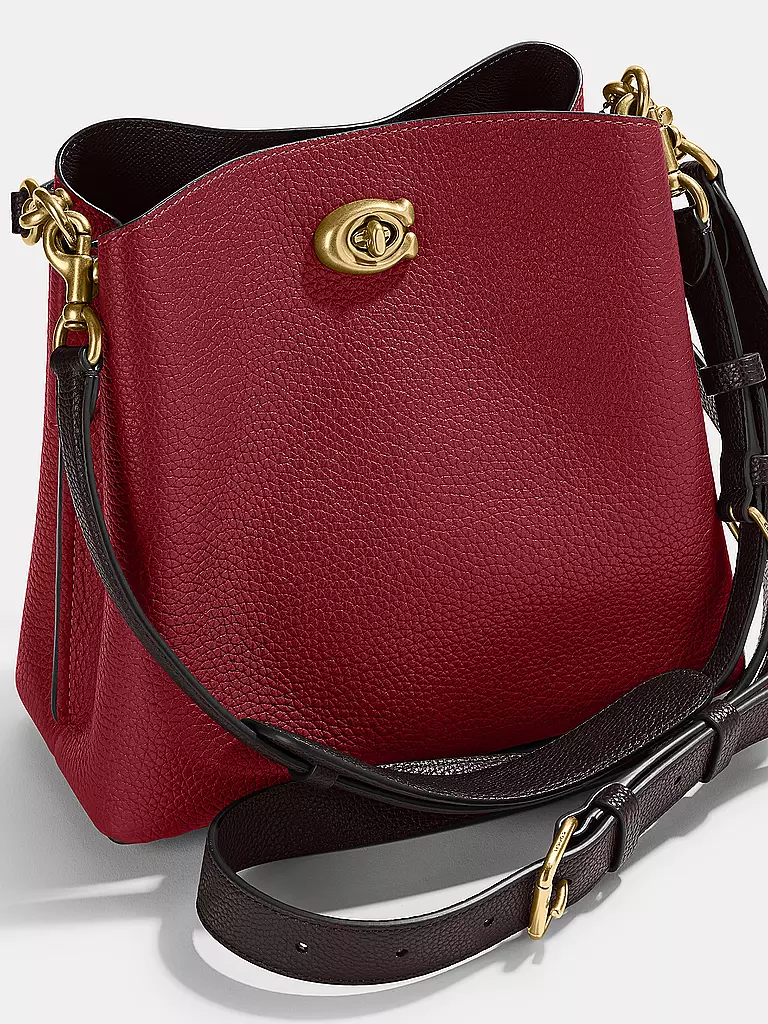 COACH | Ledertasche - Bucket Bag  | rot