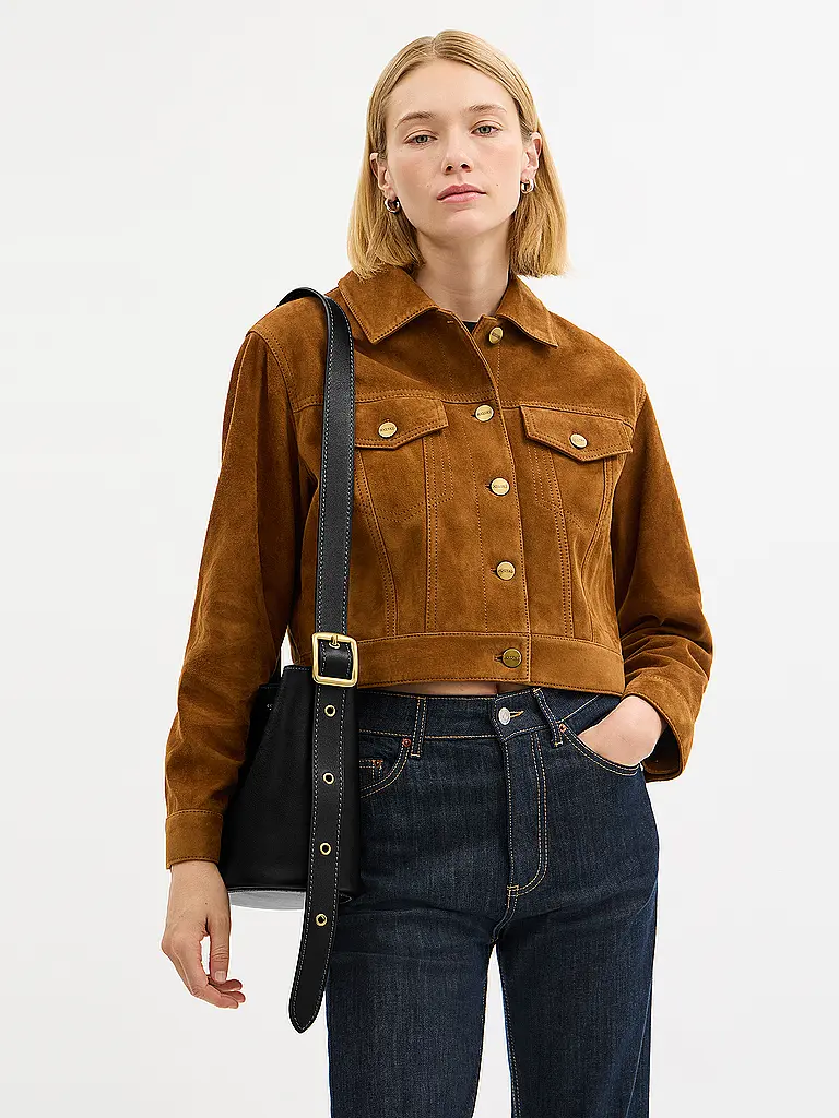 COACH | Ledertasche - Bucket Bag BLEECKER 21 | Schwarz