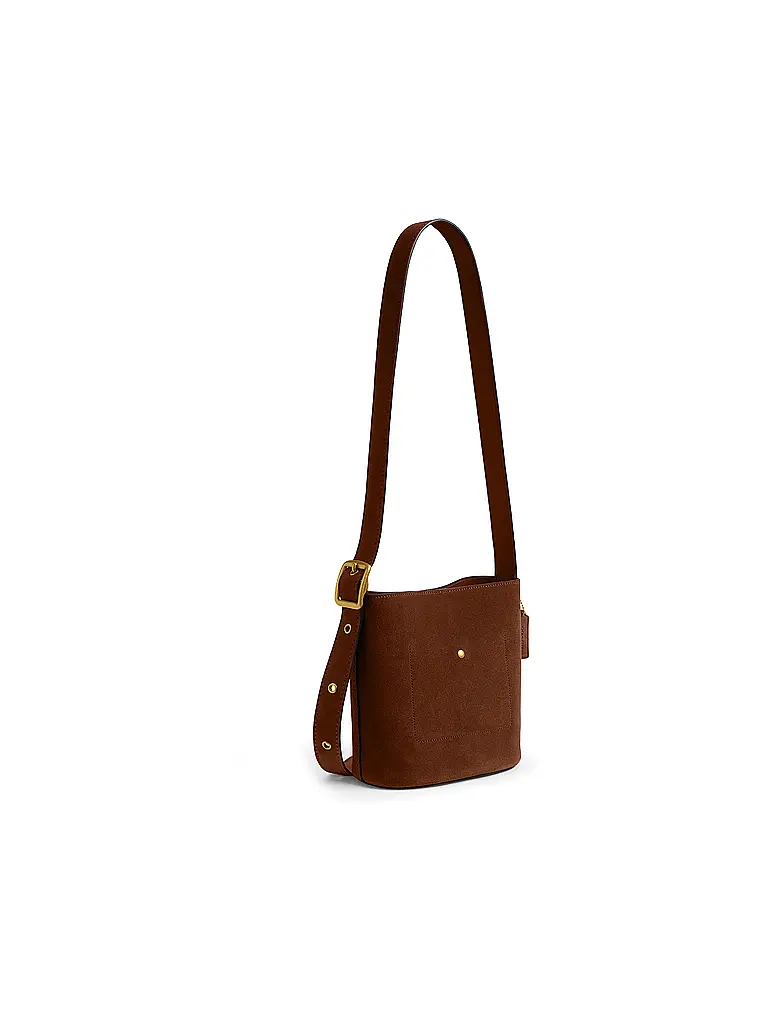 COACH | Ledertasche - Bucket Bag BLEECKER 21 | Camel