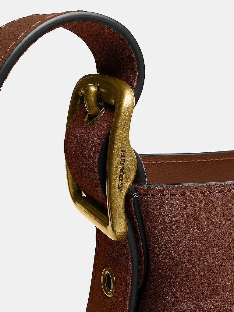 COACH | Ledertasche - Bucket Bag BLEECKER 21 | Camel