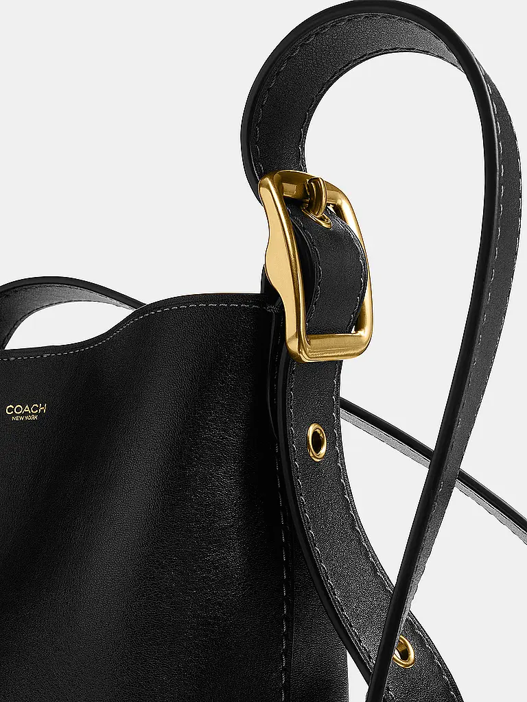 COACH | Ledertasche - Bucket Bag BLEECKER 21 | Schwarz