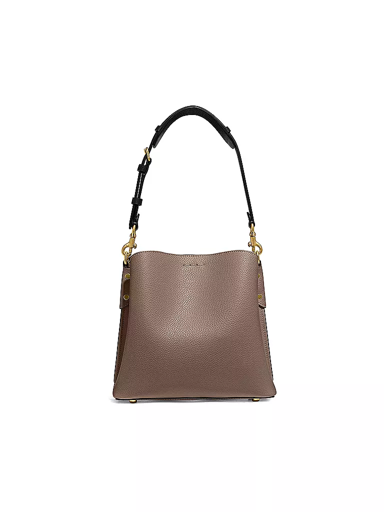 COACH | Ledertasche - Bucket Bag WILLOW | grau