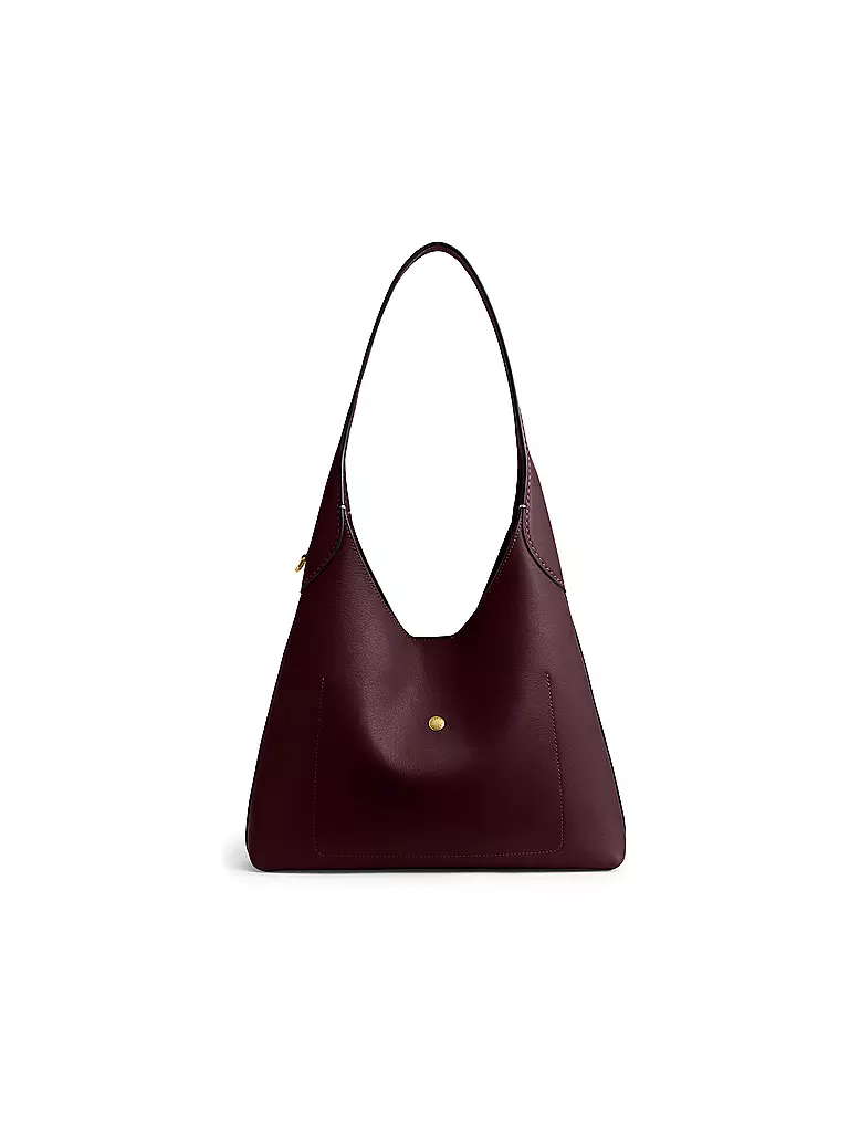 COACH | Ledertasche - Hobo Bag BROOKLYN 28 | dunkelrot