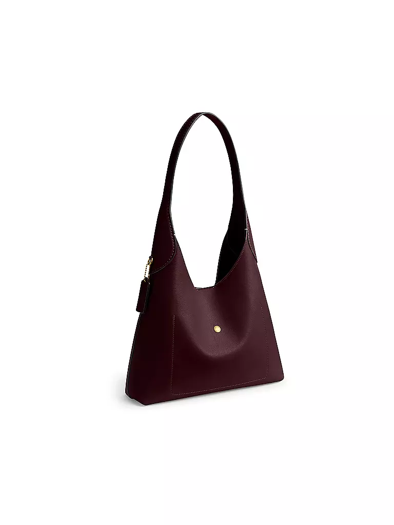 COACH | Ledertasche - Hobo Bag BROOKLYN 28 | dunkelrot