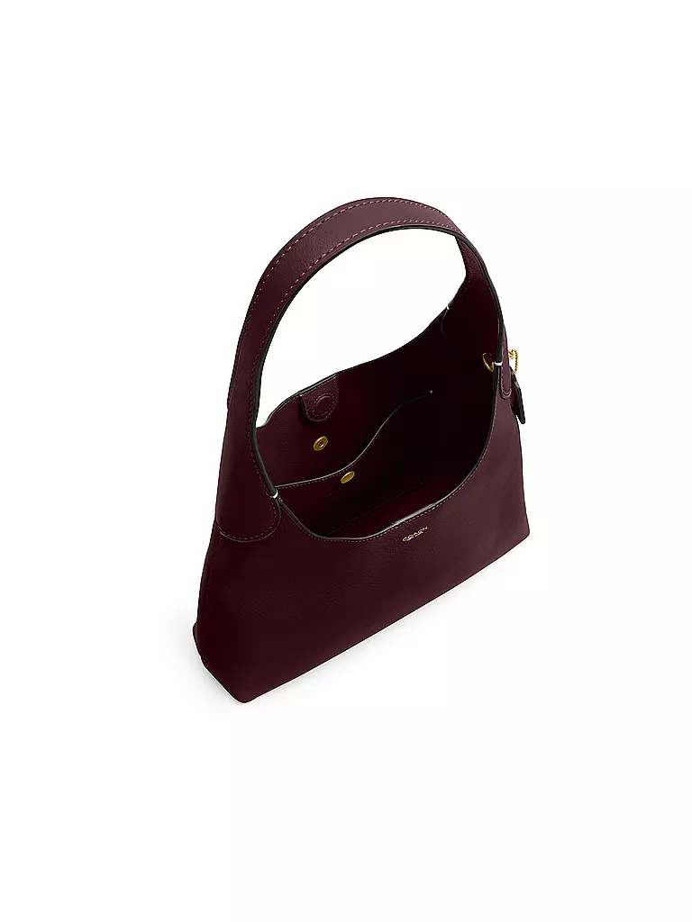 COACH | Ledertasche - Hobo Bag BROOKLYN 28 | dunkelrot