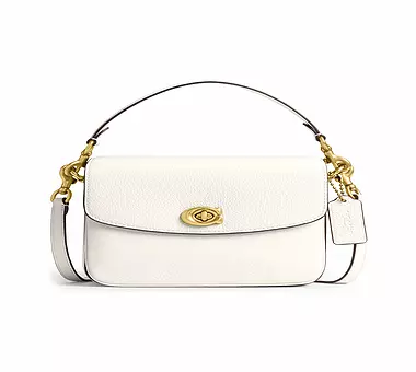 COACH Ledertasche Mini Bag CASSIE creme