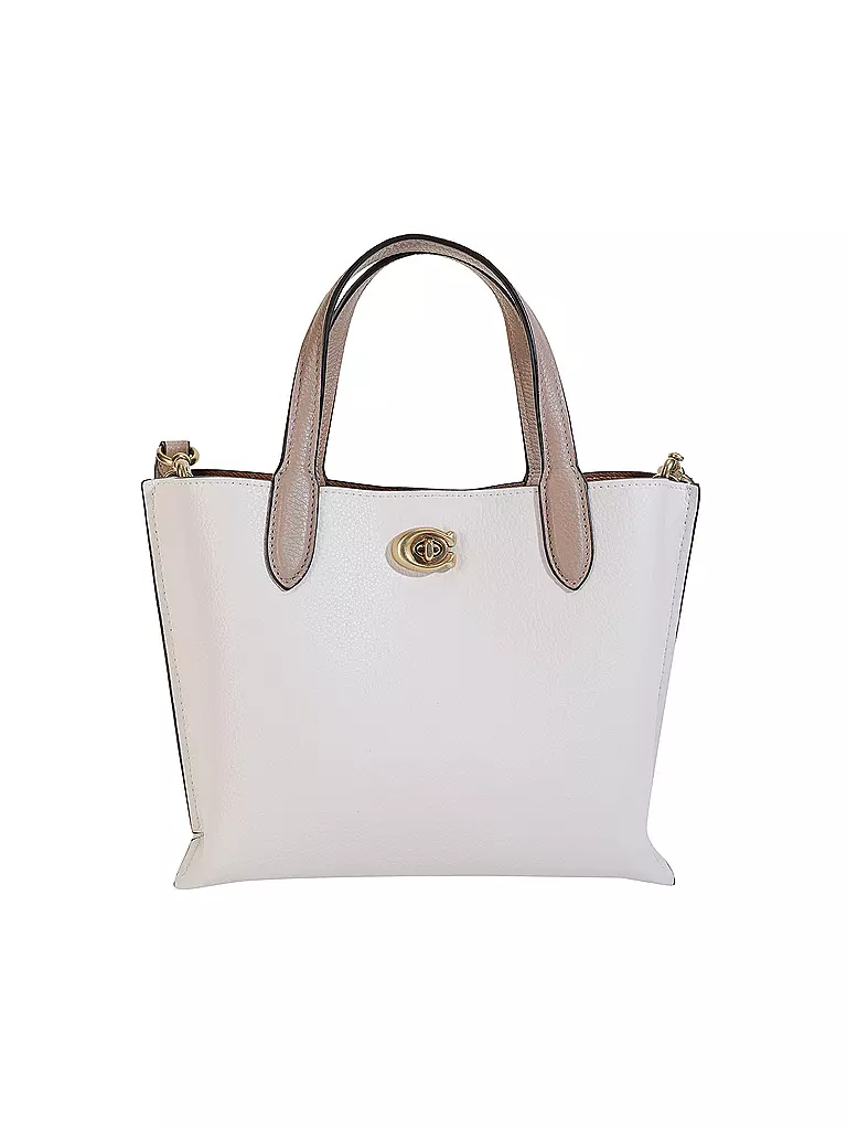 COACH | Ledertasche - Mini Tote Bag WILLOW TOTE 24 | creme