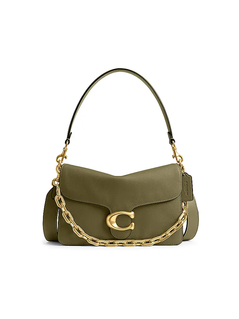 COACH | Ledertasche - Schultertasche TABBY | olive