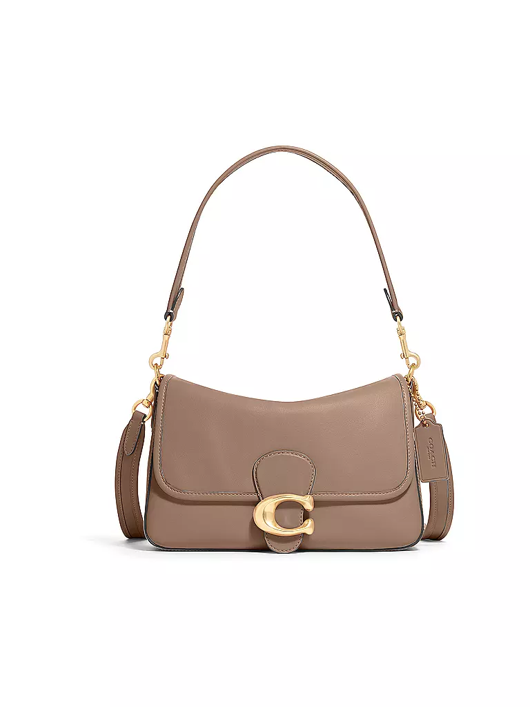 COACH | Ledertasche - Umhängetasche Soft Tabby | beige