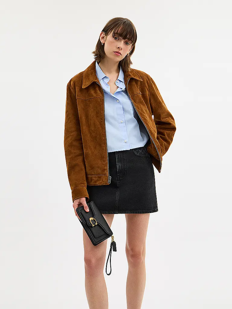 COACH | Ledertasche - Umhängetasche TABBY  | Schwarz