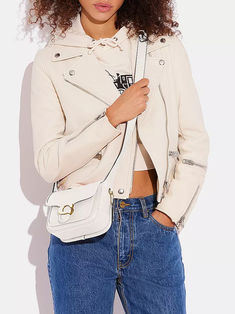 COACH | Ledertasche - Umhängetasche TABBY | creme