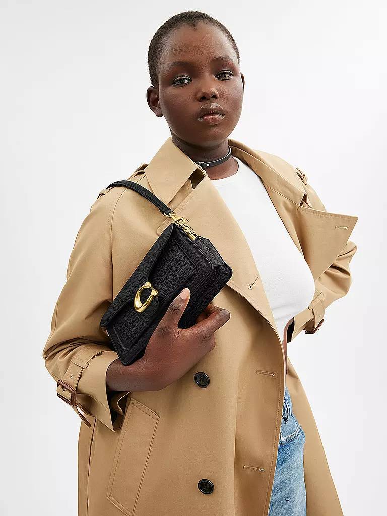 COACH | Ledertasche - Umhängetasche TABBY | schwarz