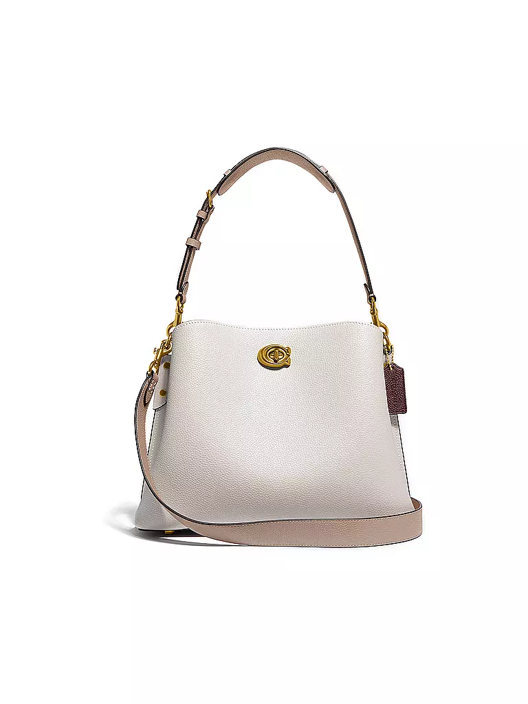 COACH | Ledertasche - Umhängetasche WILLOW  | creme