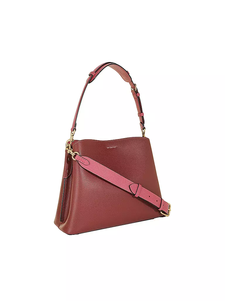COACH | Ledertasche - Umhängetasche WILLOW  | dunkelrot
