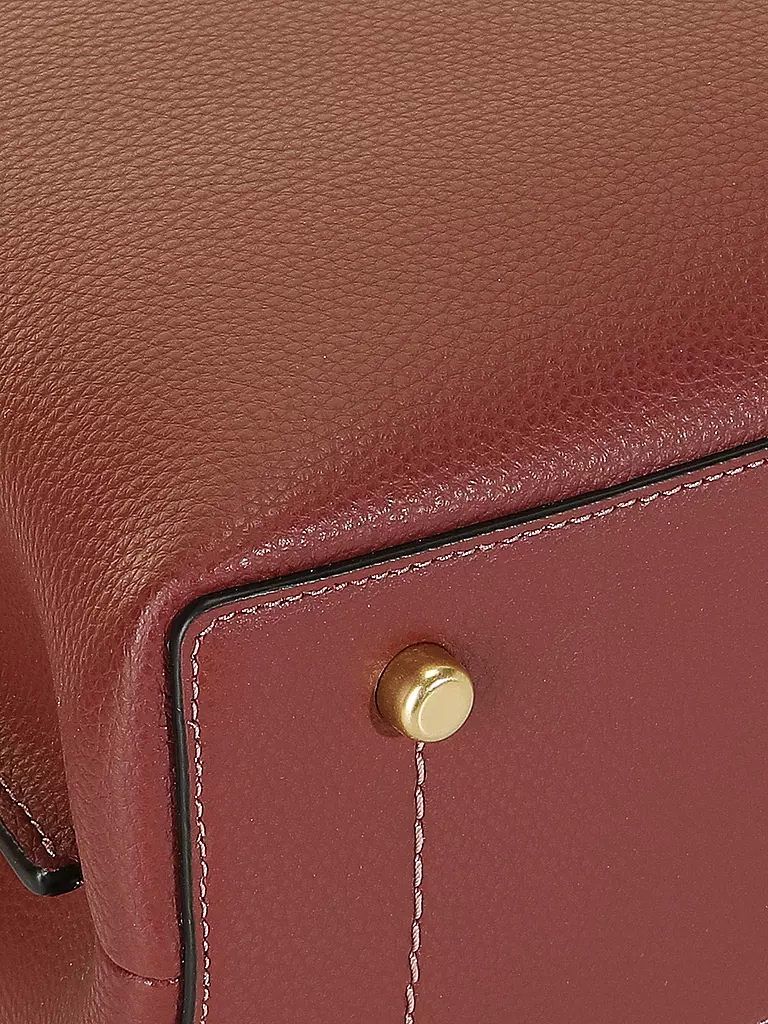 COACH | Ledertasche - Umhängetasche WILLOW  | dunkelrot