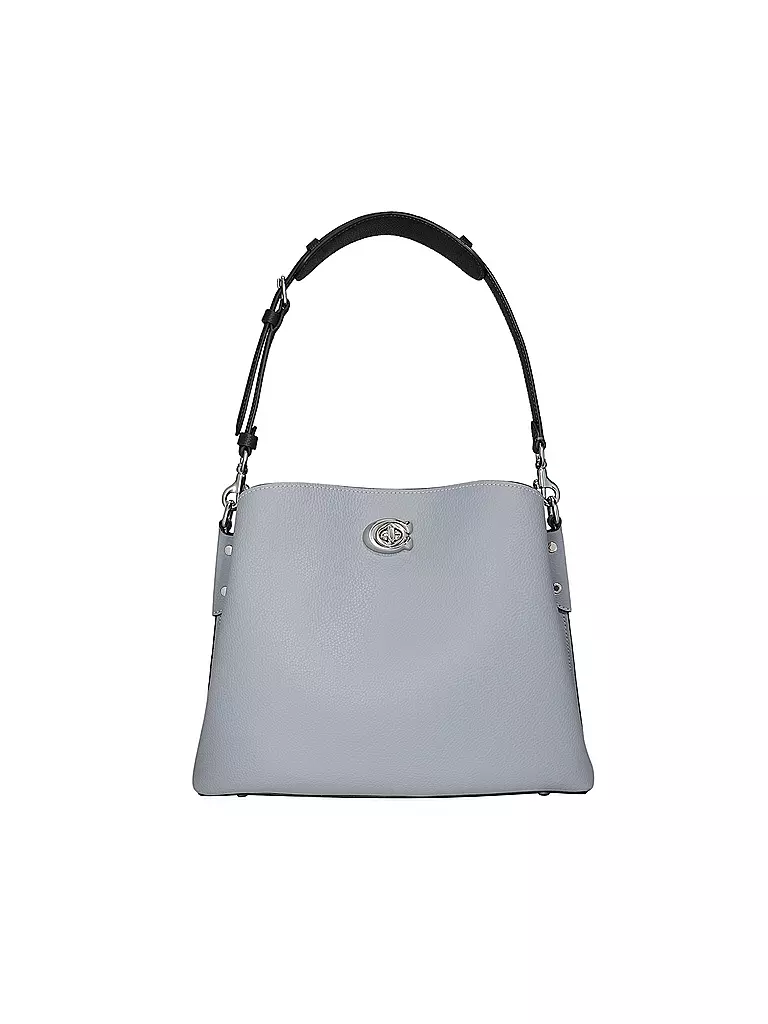 COACH | Ledertasche - Umhängetasche WILLOW | grau
