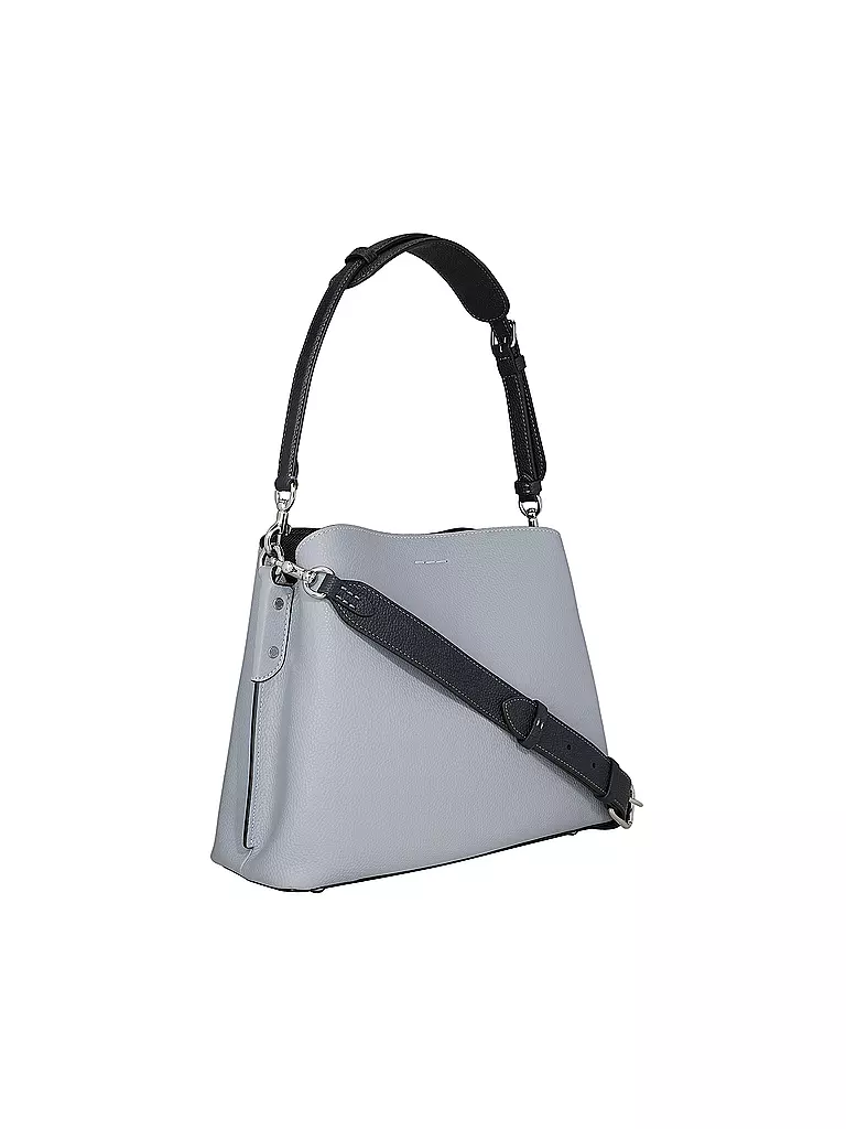 COACH | Ledertasche - Umhängetasche WILLOW | grau
