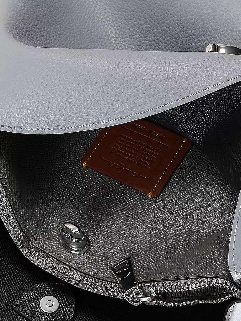 COACH | Ledertasche - Umhängetasche WILLOW | grau