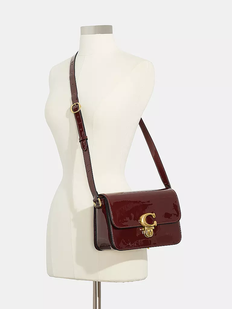 COACH | Ledertasche STUDIO | dunkelrot