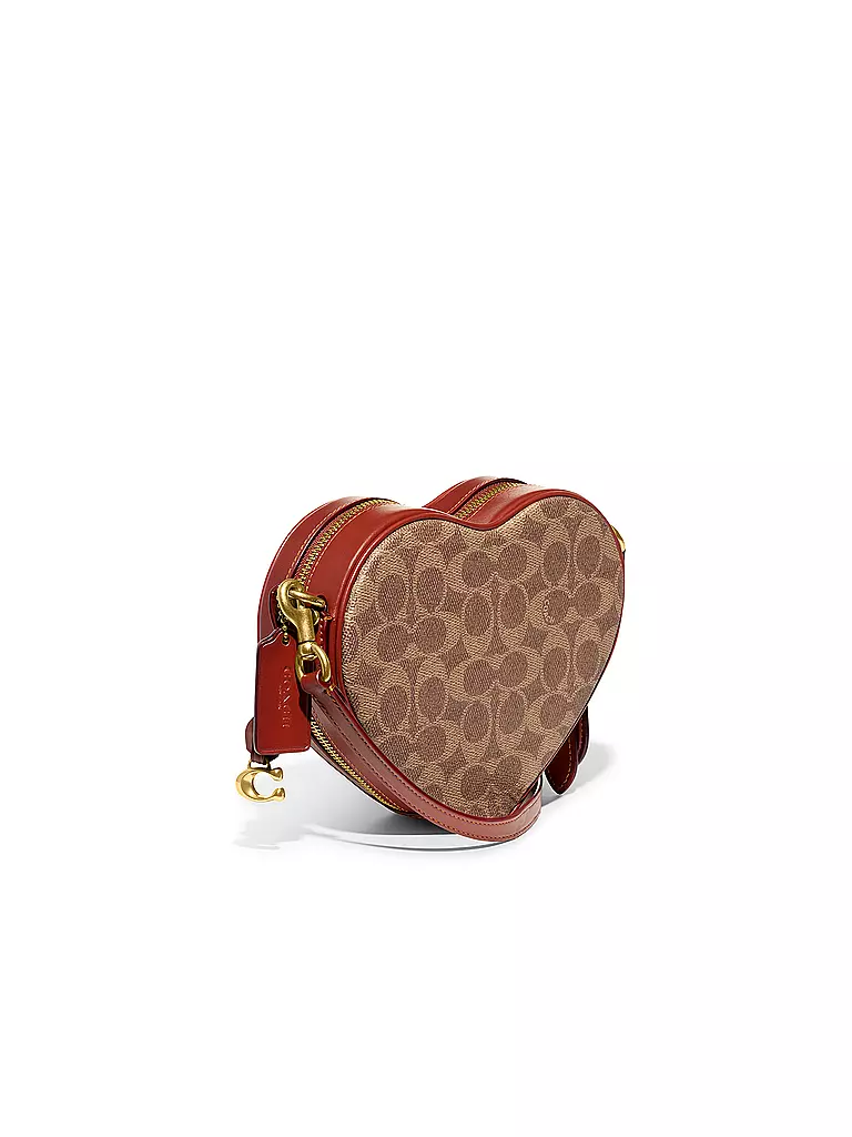 COACH | Tasche - Mini Bag HEART | braun