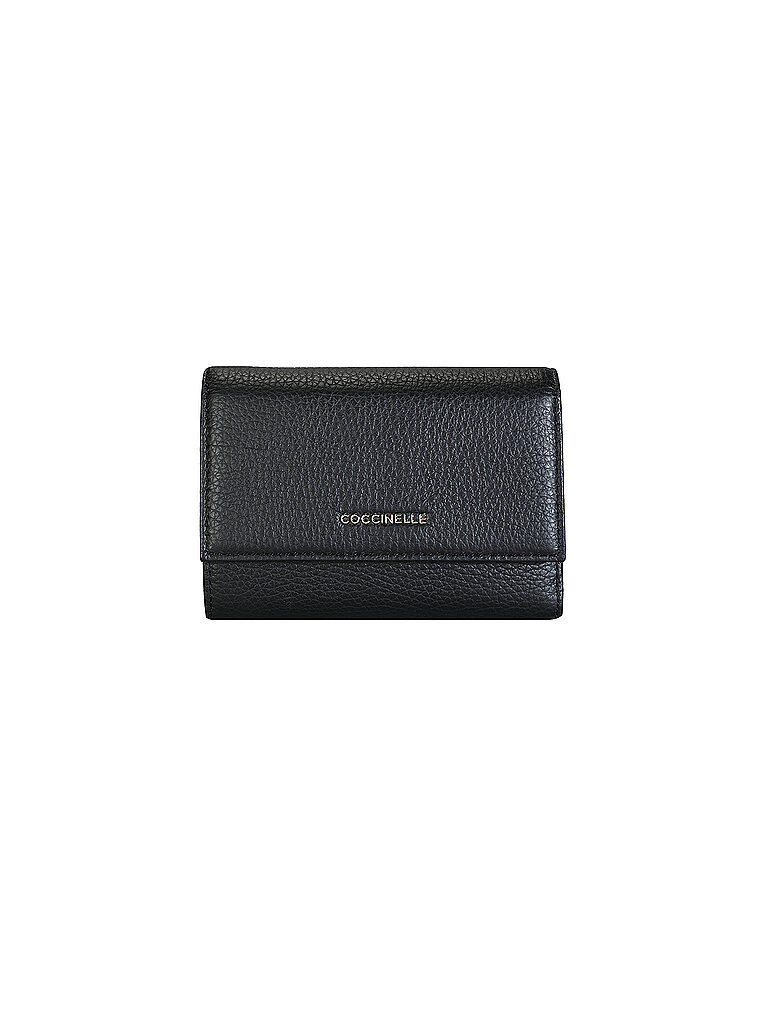 Portemonnaie - Metallic Soft - in black - Portemonnaie für Damen
