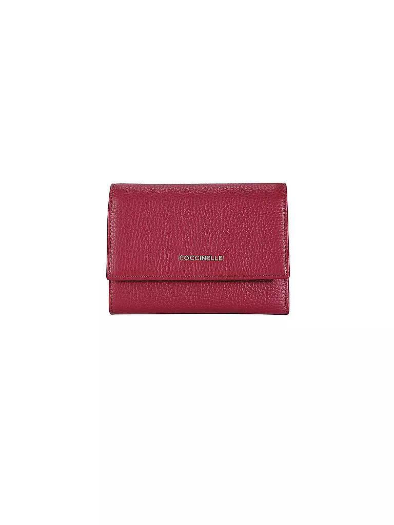 COCCINELLE | Geldbörse METALLIC SOFT | beere