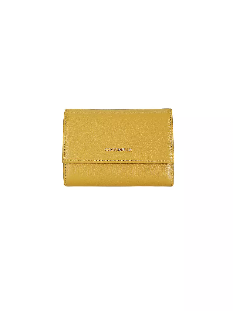 COCCINELLE | Geldbörse METALLIC SOFT | senf