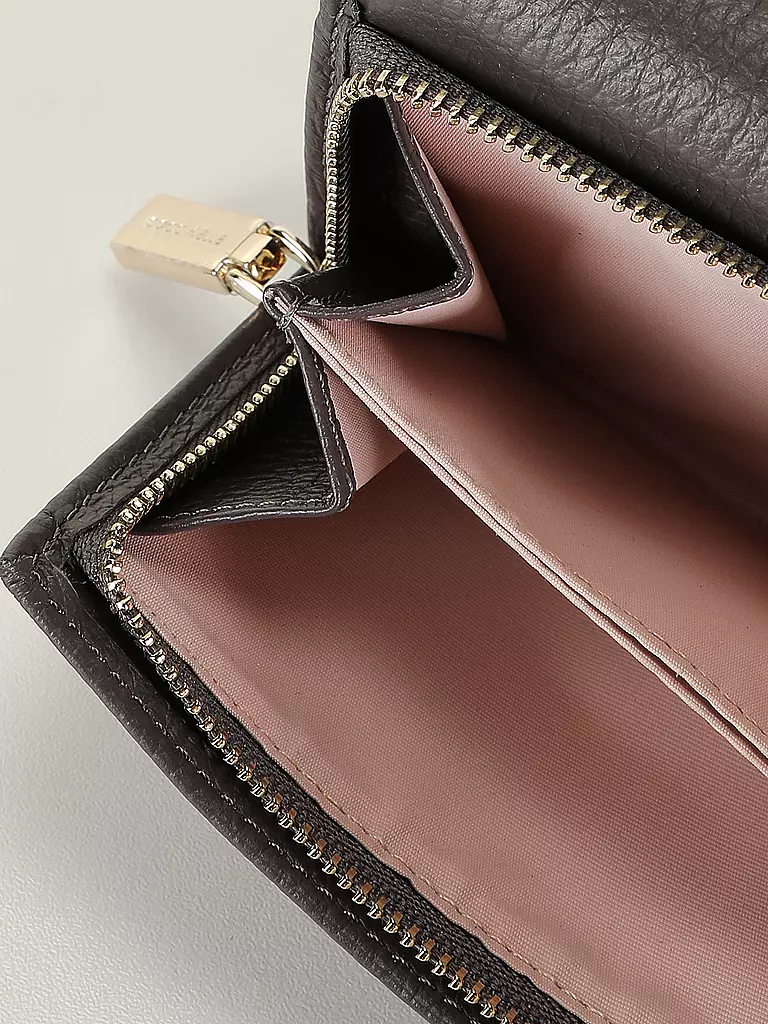 COCCINELLE | Geldbörse METALLIC SOFT | grau
