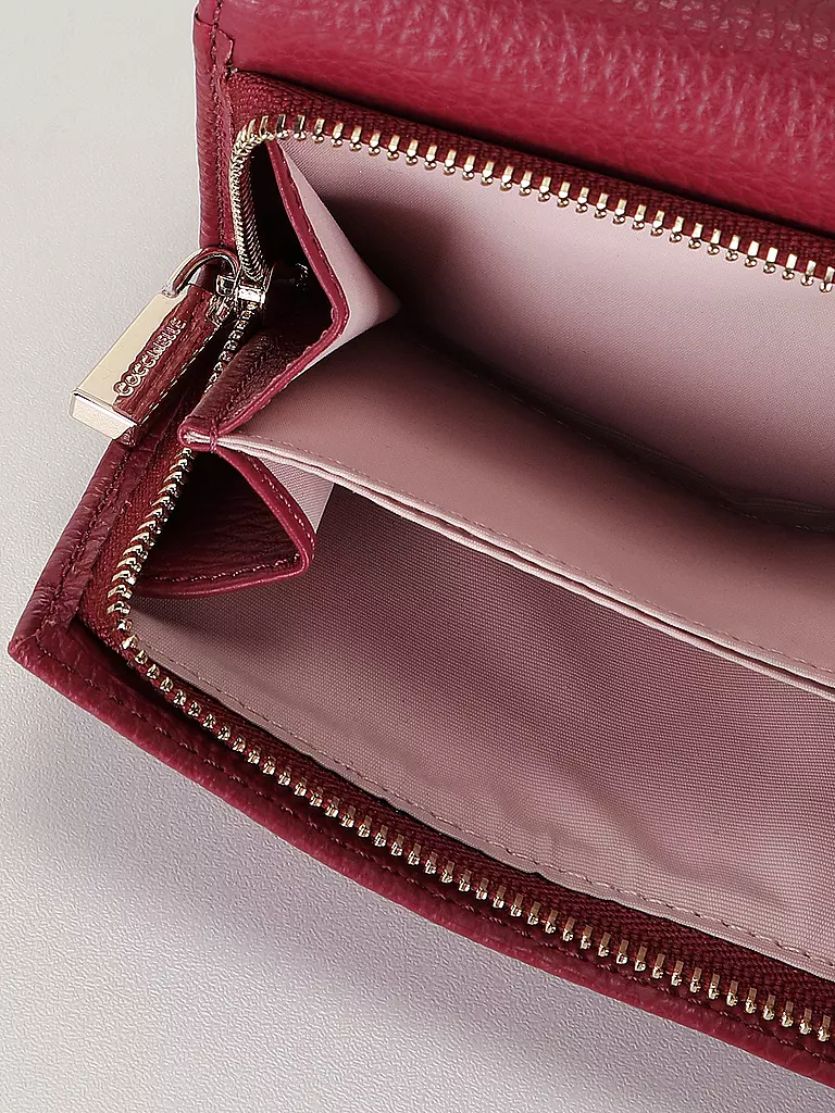 COCCINELLE | Geldbörse METALLIC SOFT | beere