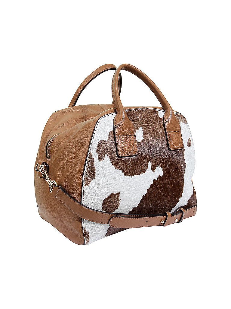 COCCINELLE | Henkeltasche Concrete Journal Cow | braun