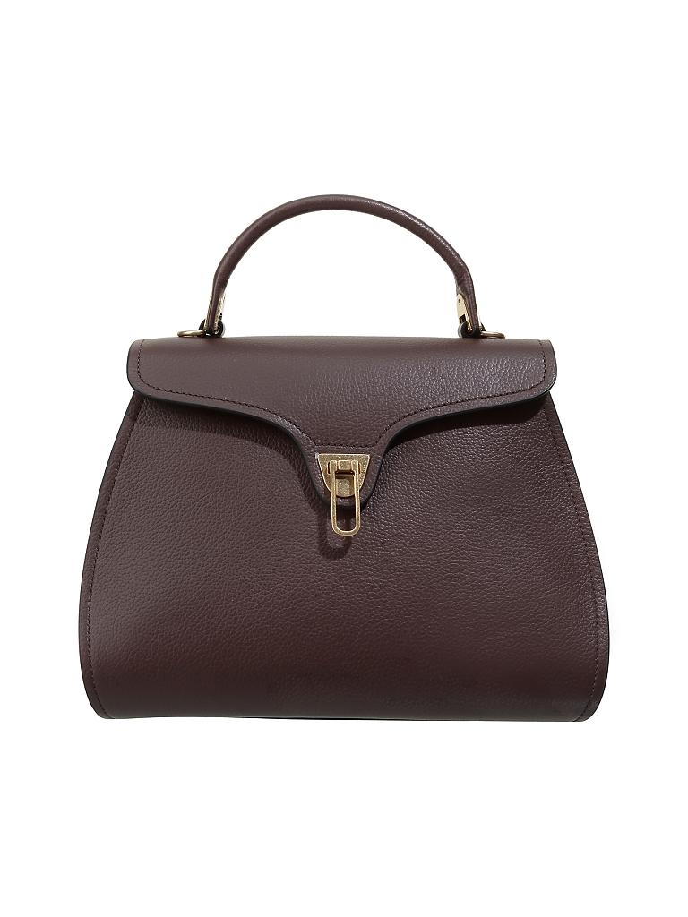 COCCINELLE | Ledertasche - Henkeltasche "Marvin" | braun