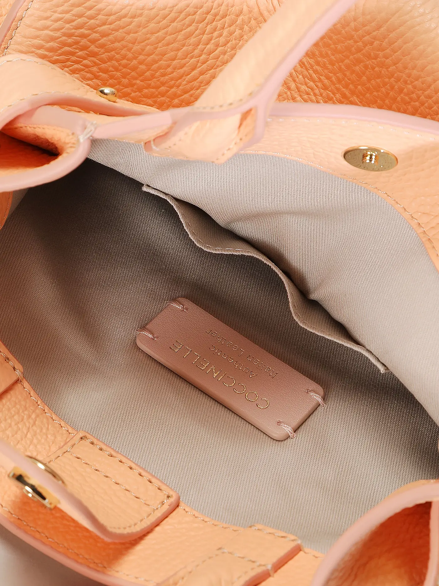 COCCINELLE | Ledertasche - Henkeltasche COCCINELLEKLICHE Mini | koralle